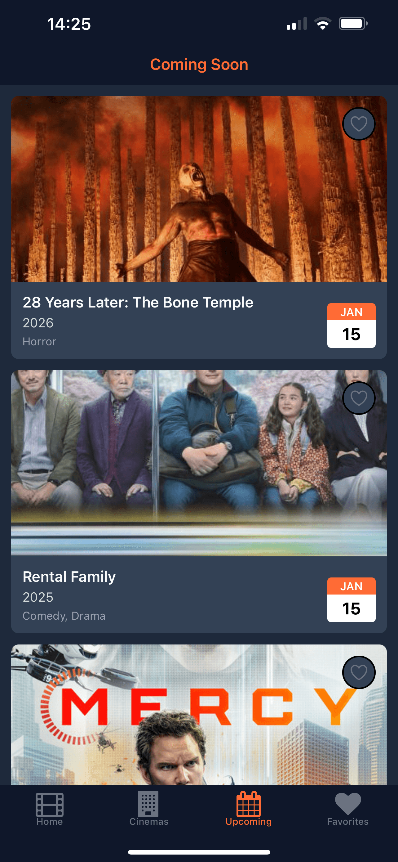 Dr. Cinema interface screenshot 5